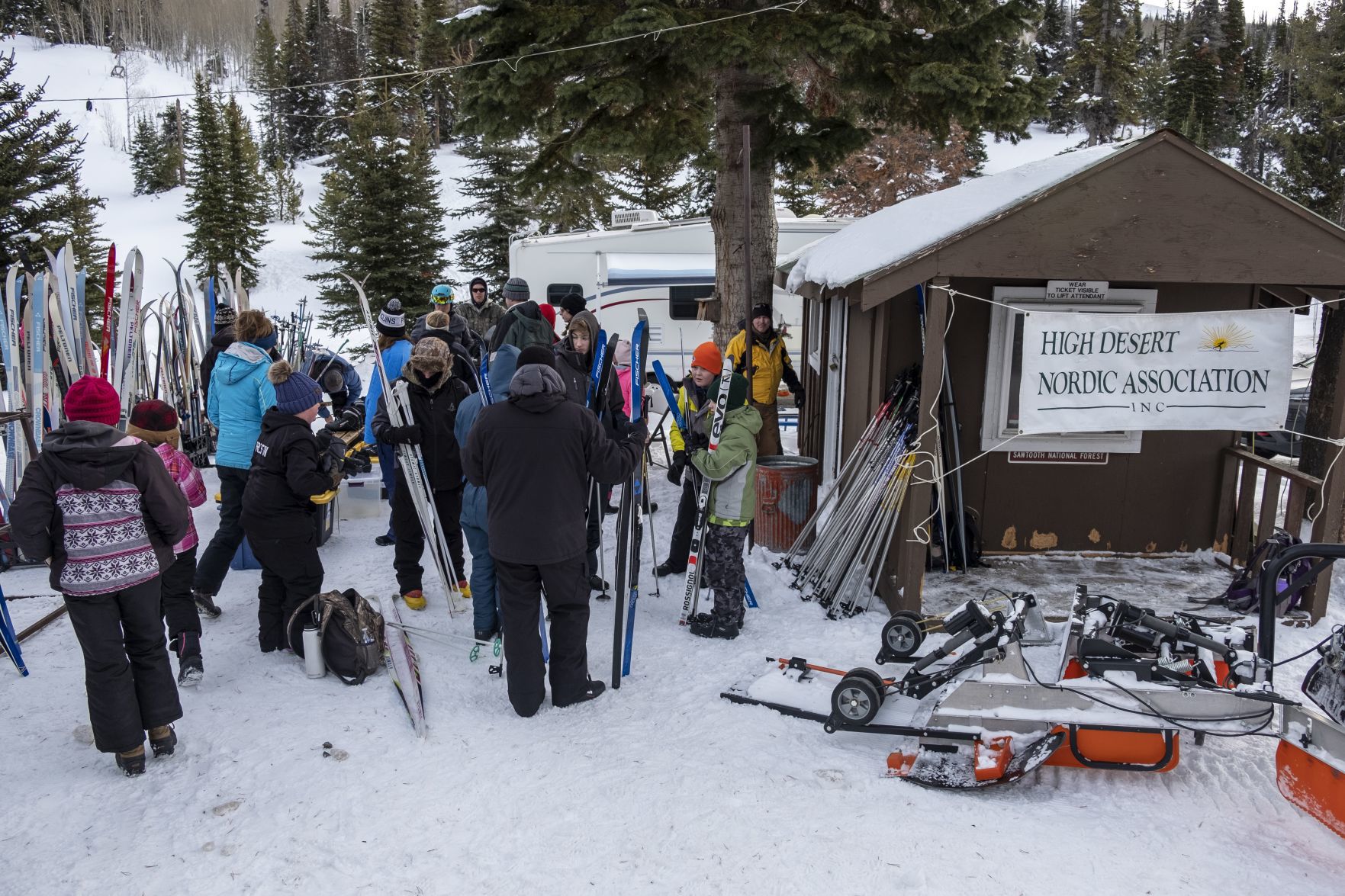 Learning to Nordic Ski